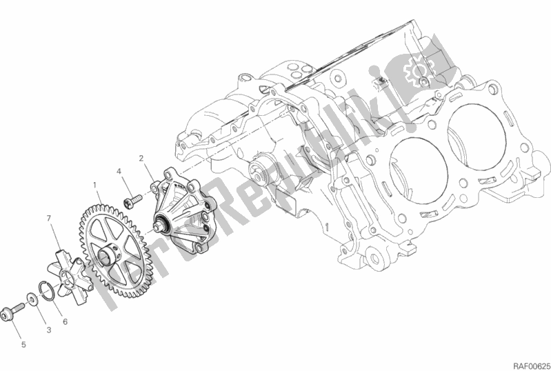 Toutes les pièces pour le Pompe à Eau du Ducati Superbike Panigale V4 Specale Thailand 1100 2019